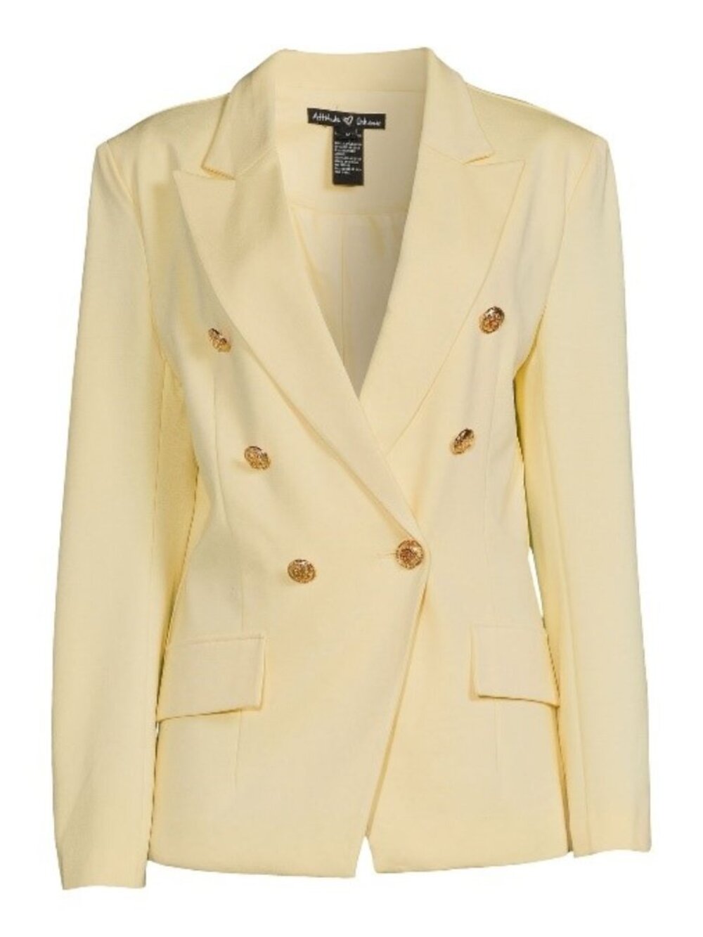 Attitude Unknown Size Medium Double Breasted Blazer